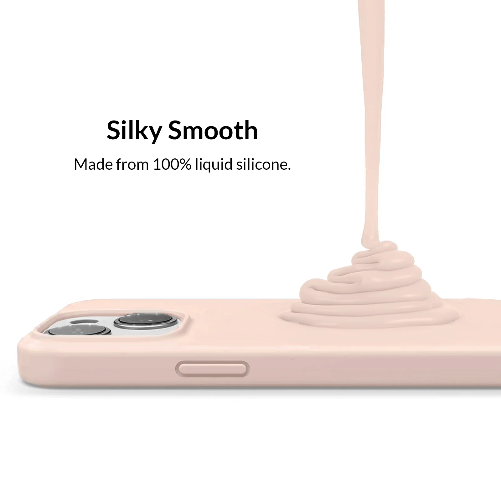 Pink Silicone iPhone Case - Image 45