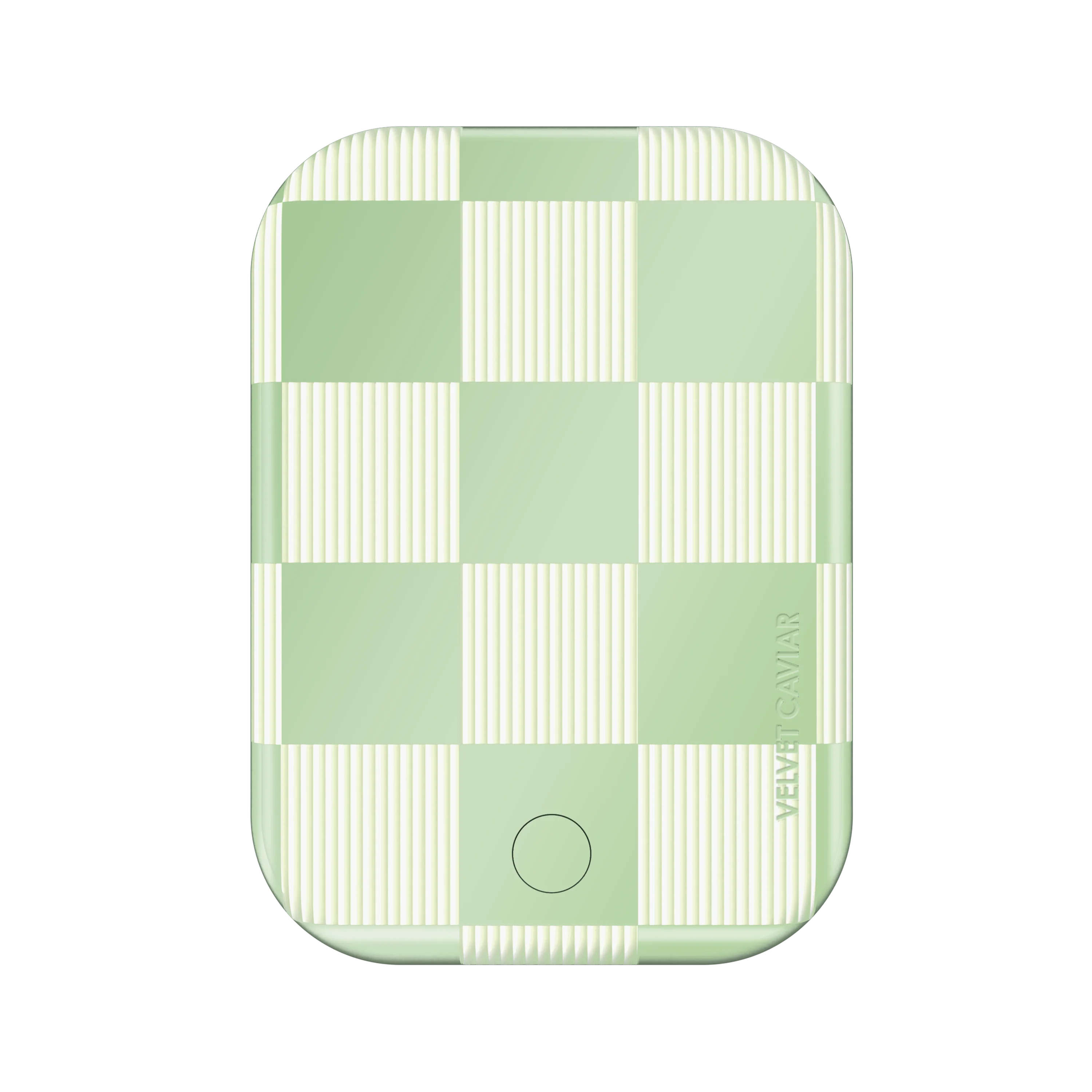 Pistachio Vibe Checkered MagSafe Battery Power Pack