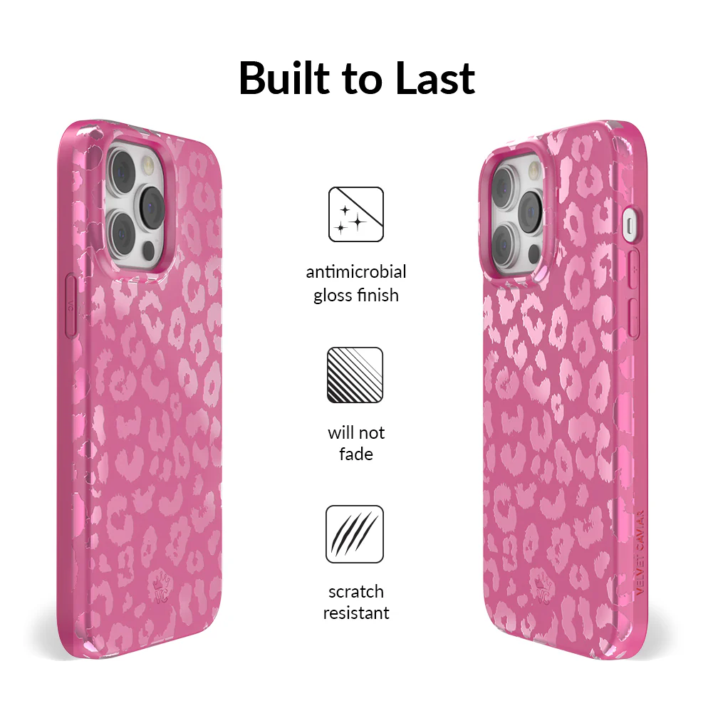 Pink Ruby Leopard iPhone Case - Image 41