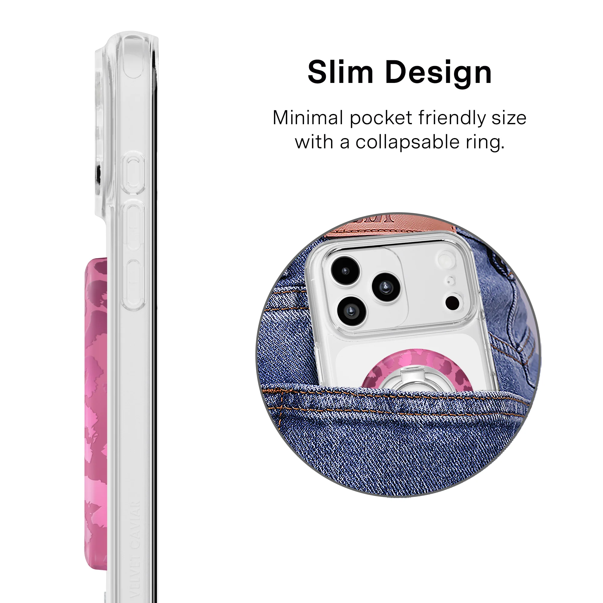 Pink Ruby Leopard MagSafe Grip Ring - Image 3