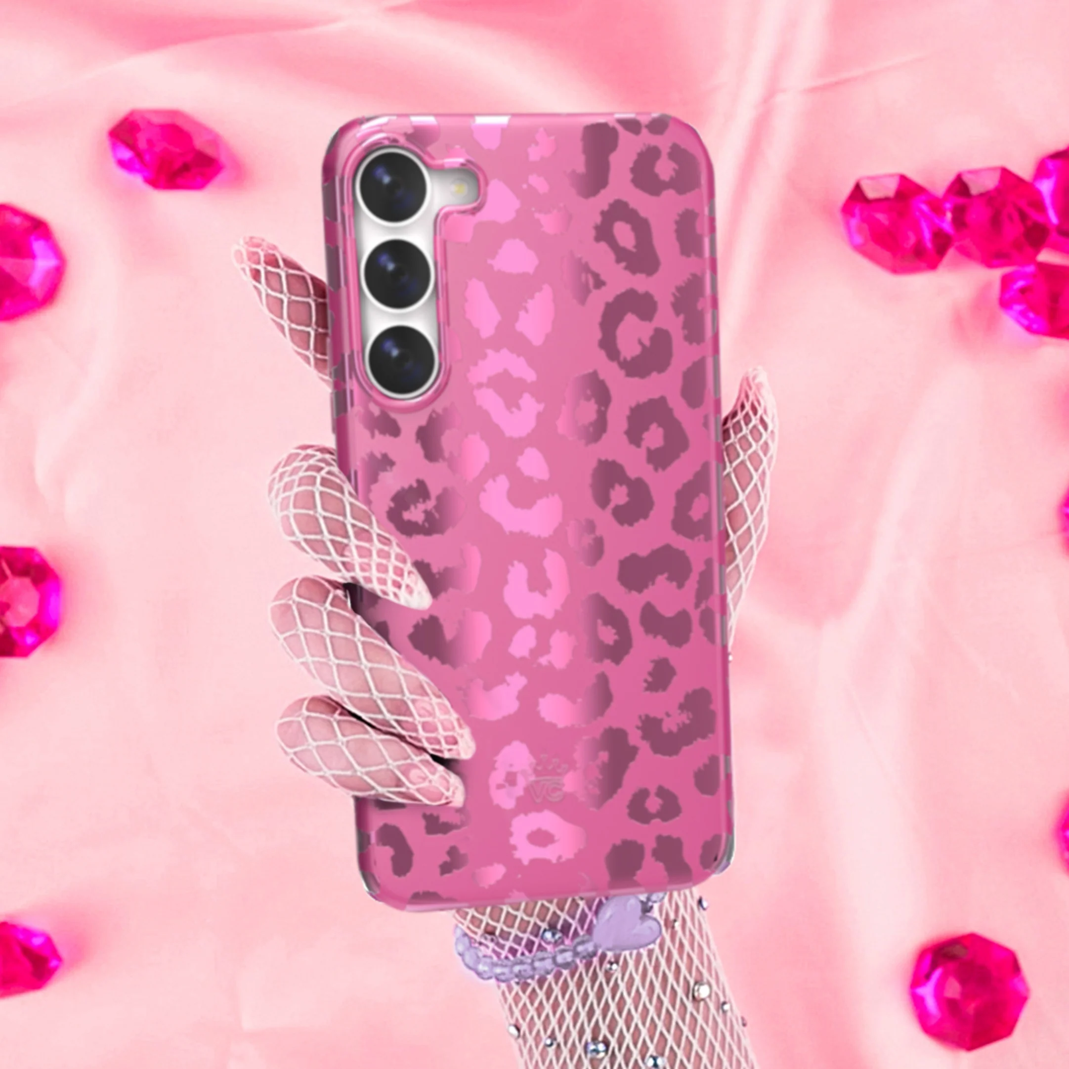 Pink Ruby Leopard Samsung Case - Image 56