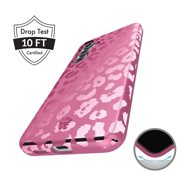 Pink Ruby Leopard Samsung Case - Image 65