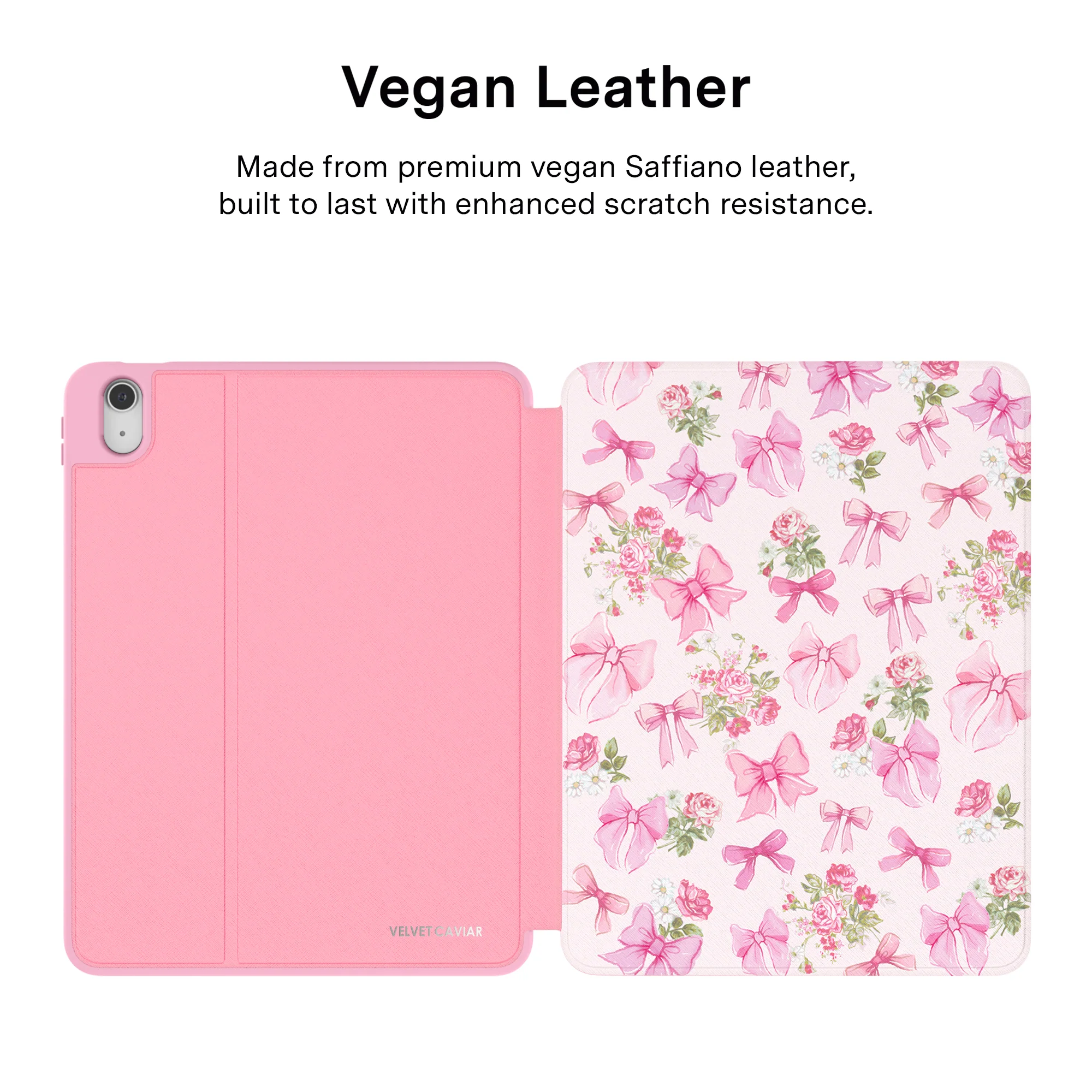 Posie Pink Bow iPad Case - Image 16