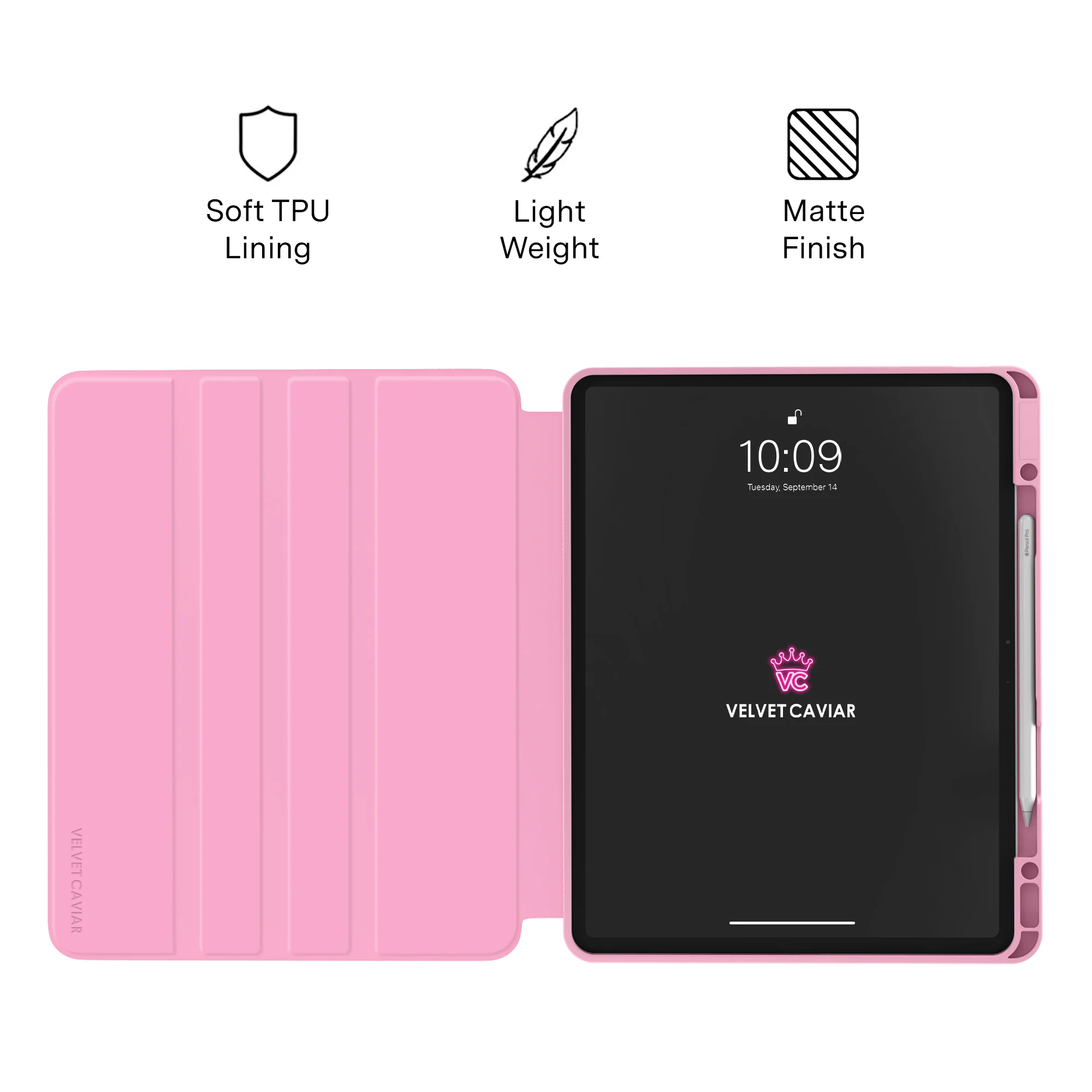 Posie Pink Bow iPad Case - Image 42