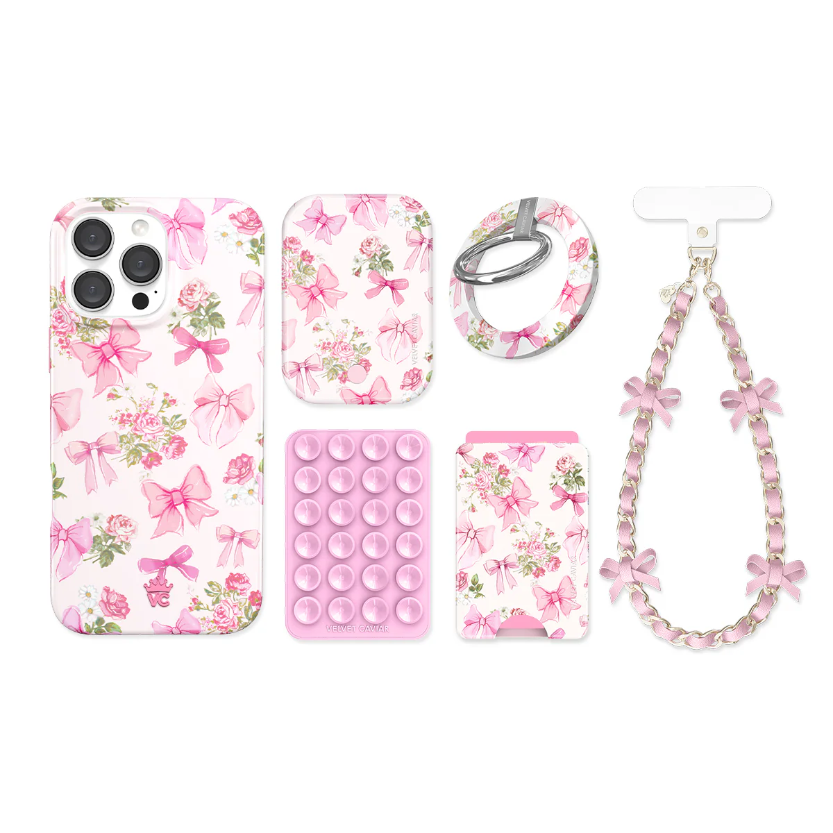Posie Pink Bows iPhone Bundle Set - Image 2