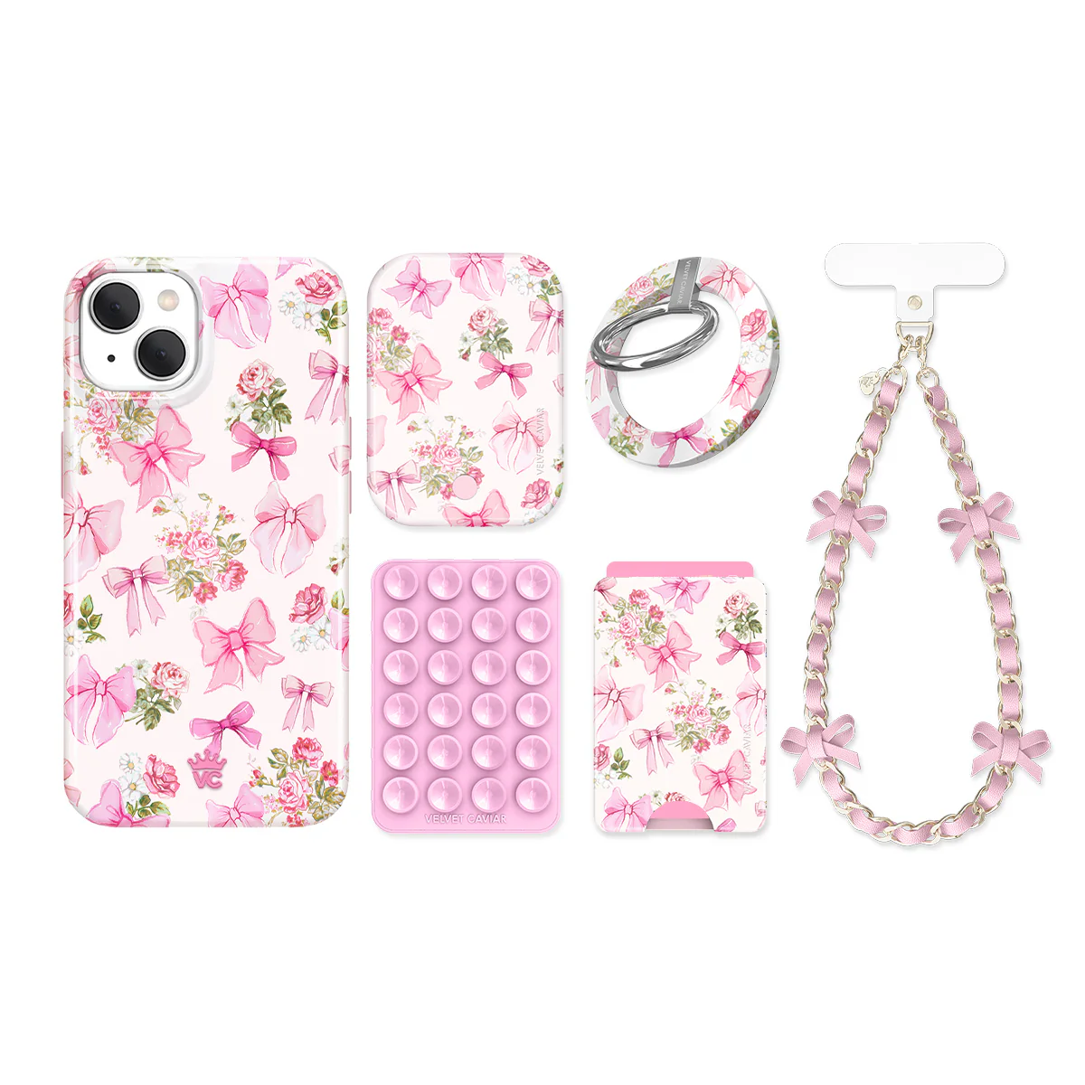 Posie Pink Bows iPhone Bundle Set - Image 7