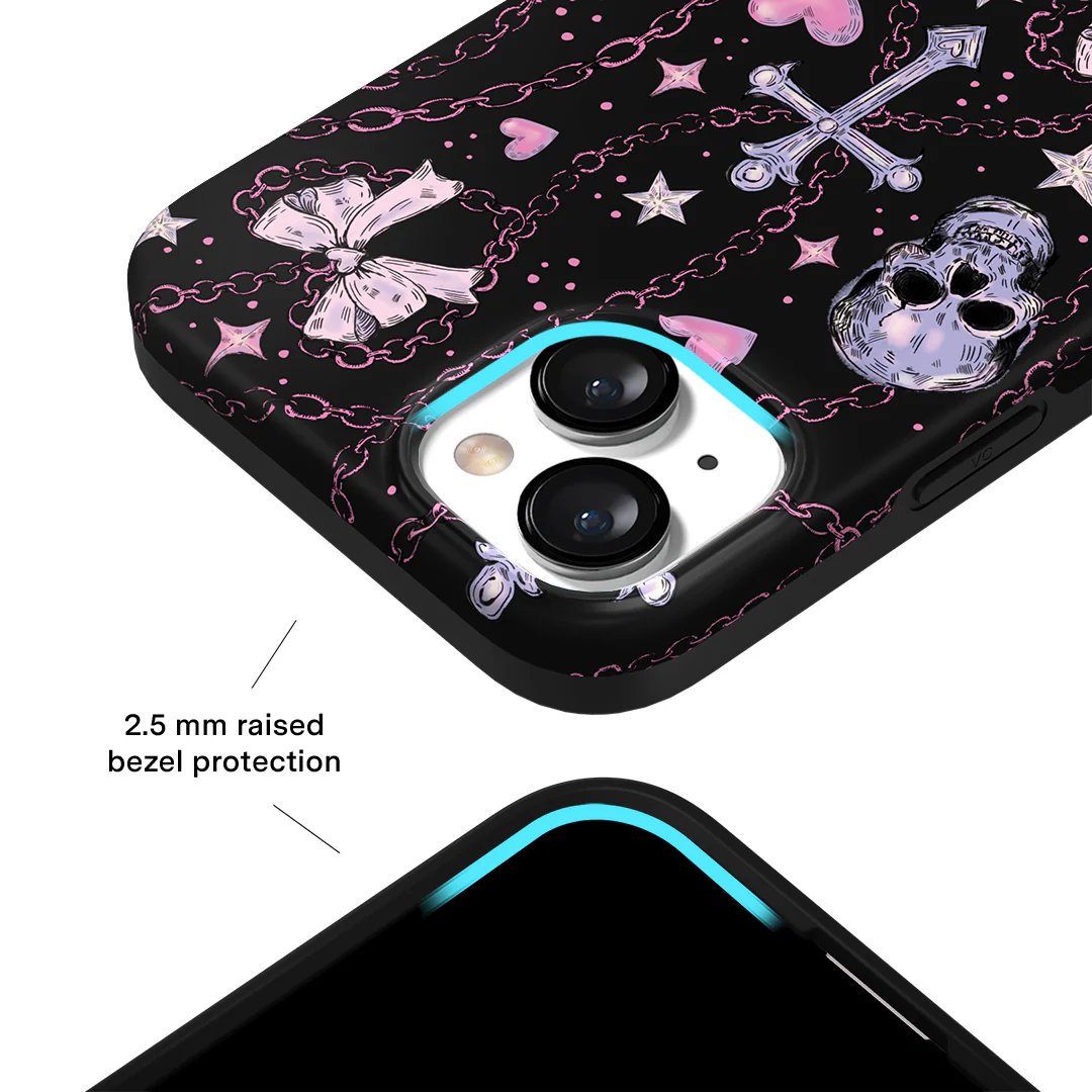Pretty Punk Skulls iPhone Case - Image 42