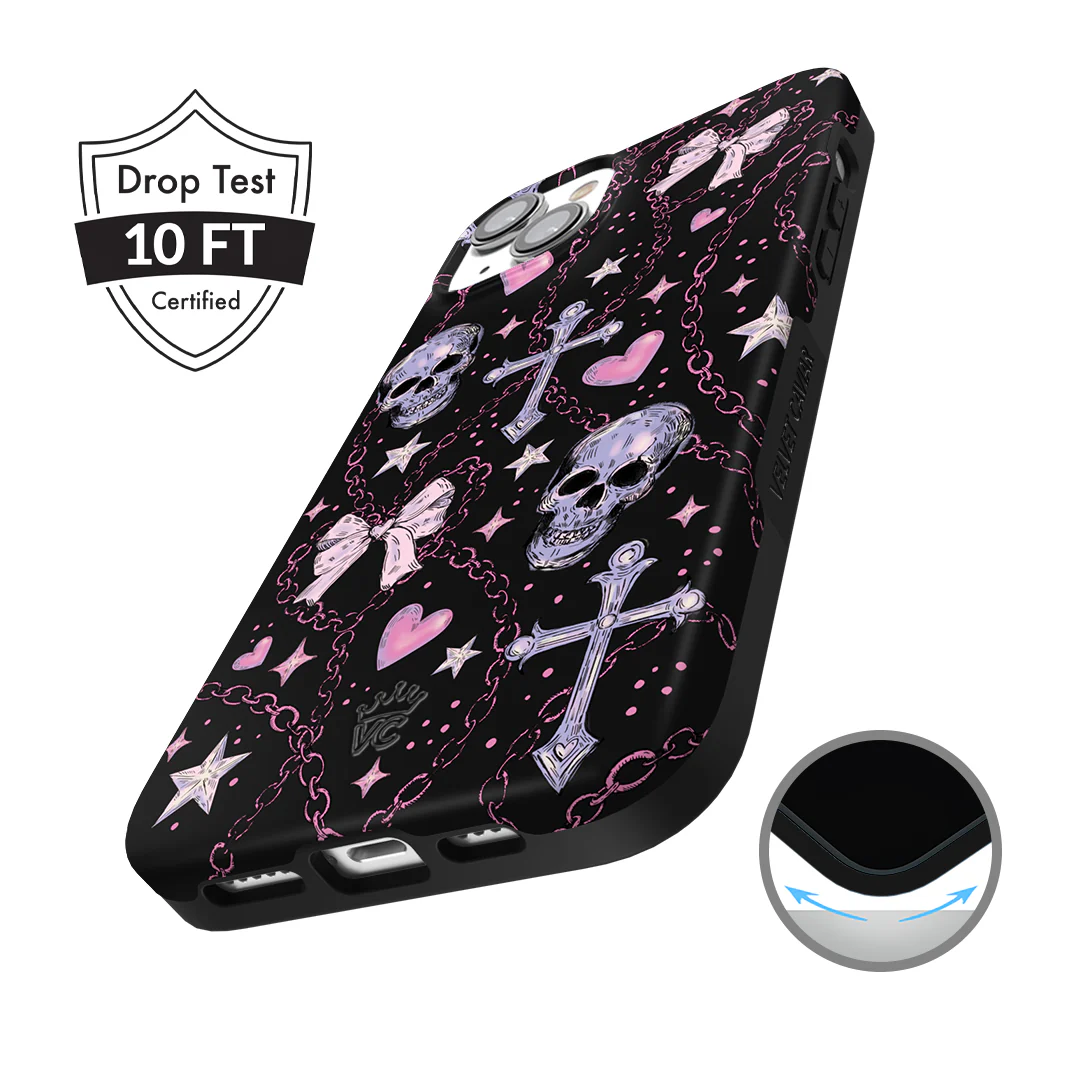 Pretty Punk Skulls iPhone Case - Image 59