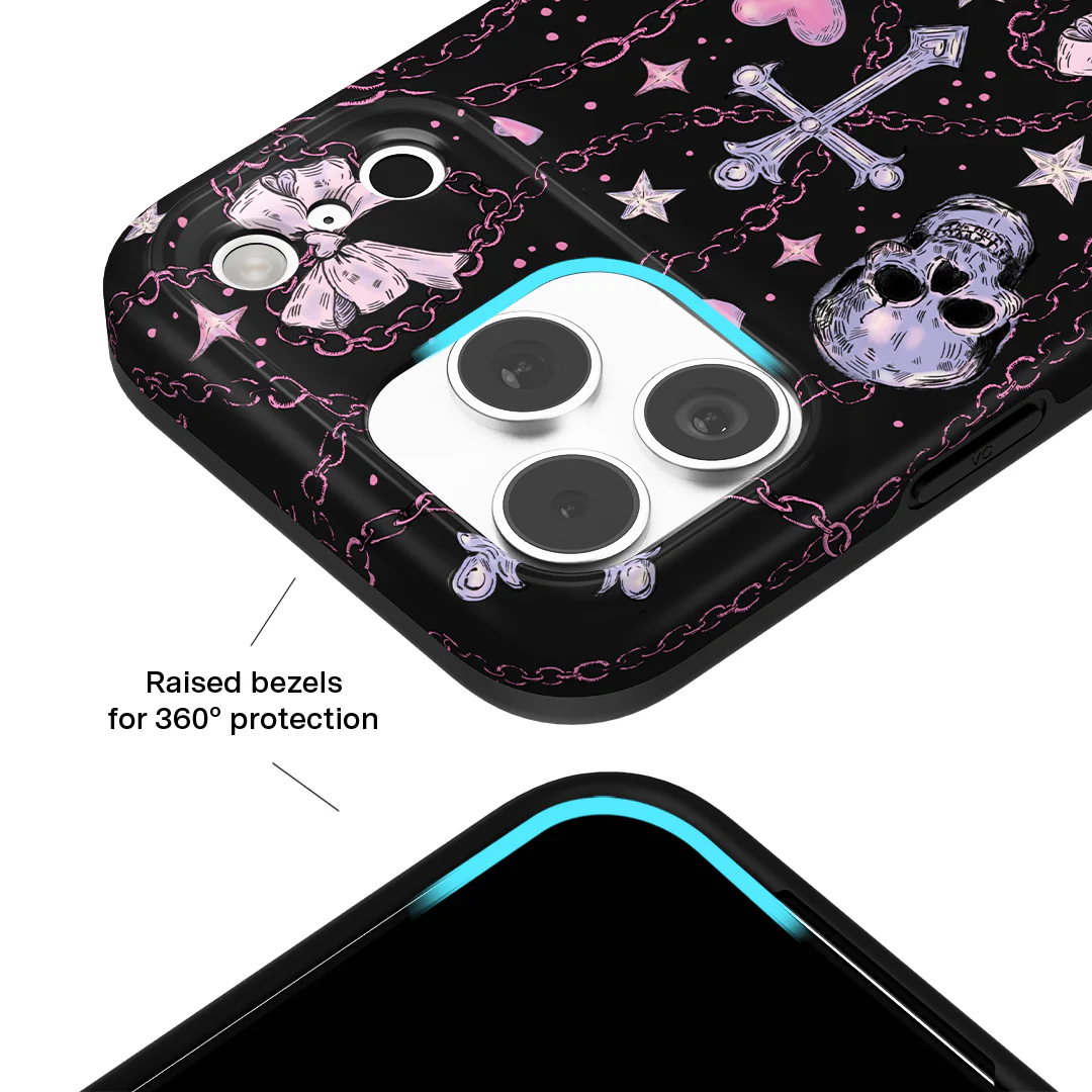 Pretty Punk Skulls iPhone Case - Image 83