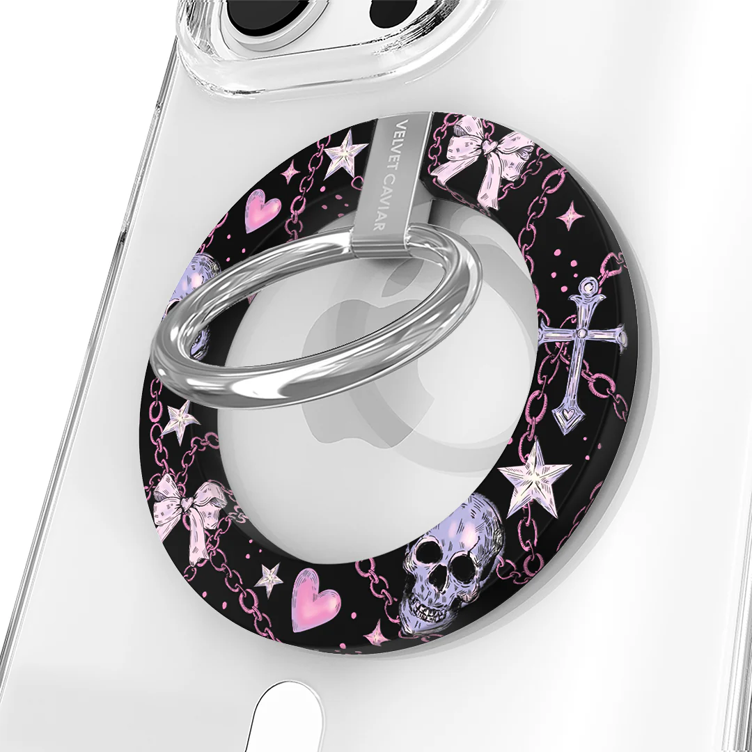 Pretty Punk Skulls MagSafe Grip Ring