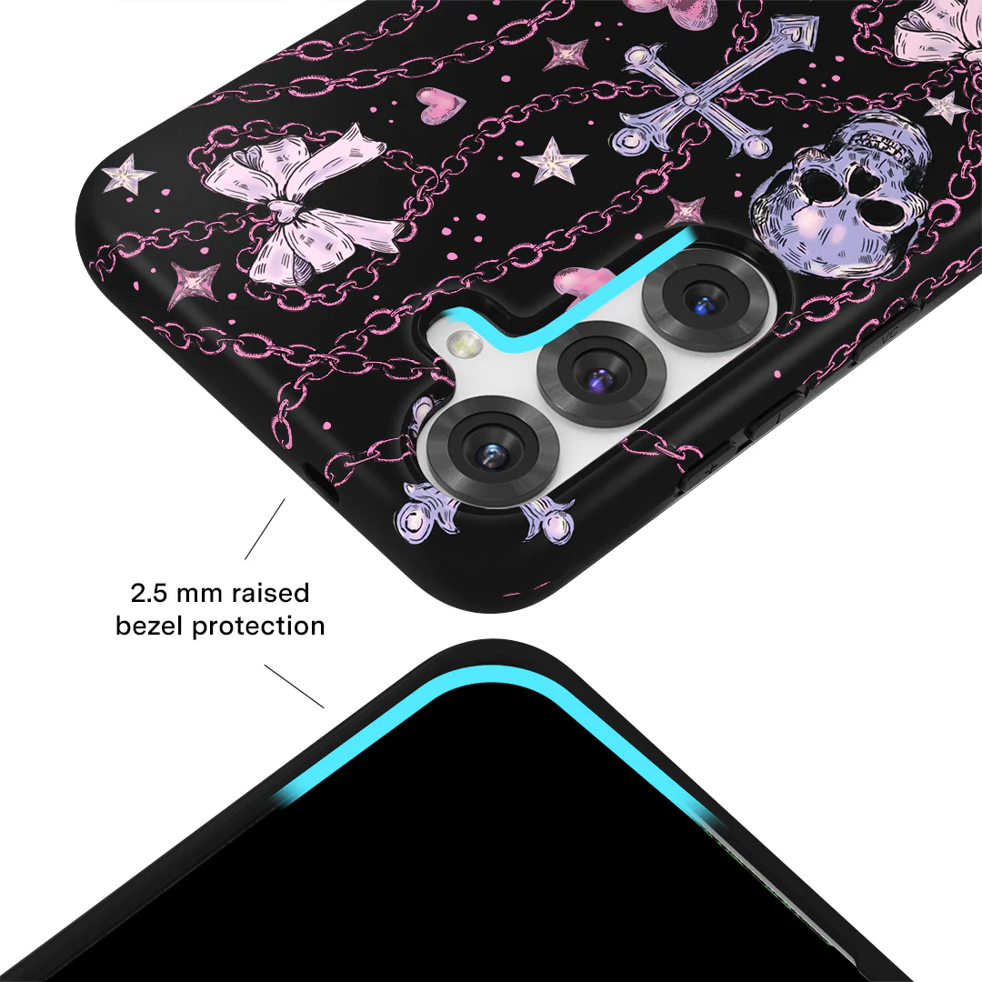 Pretty Punk Skulls Samsung Case - Image 2