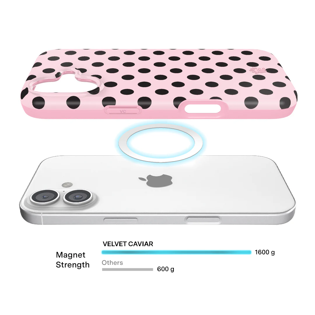 Princess Pink Polka Dot iPhone Case - Image 19