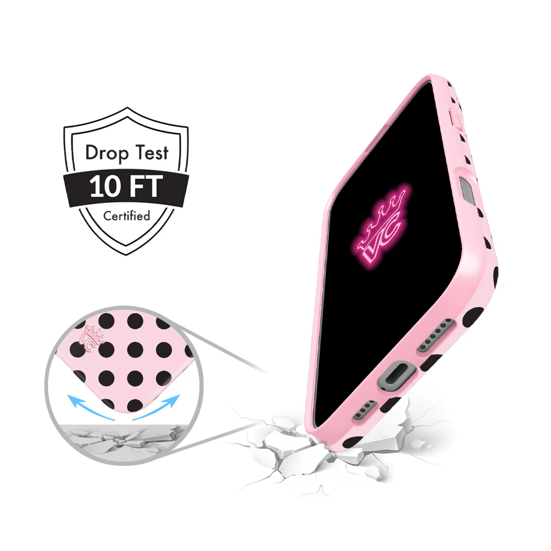 Princess Pink Polka Dot iPhone Case - Image 22