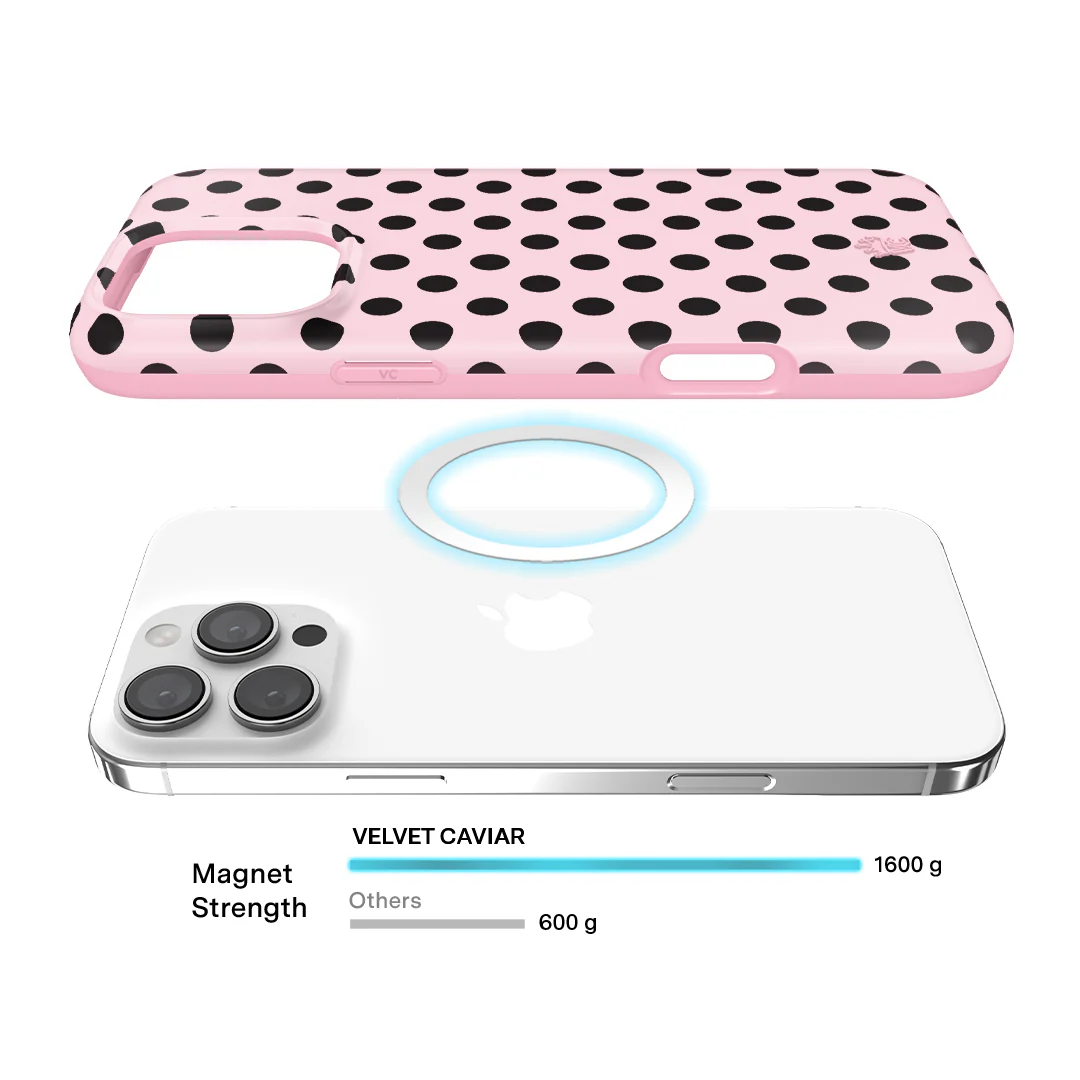 Princess Pink Polka Dot iPhone Case - Image 24