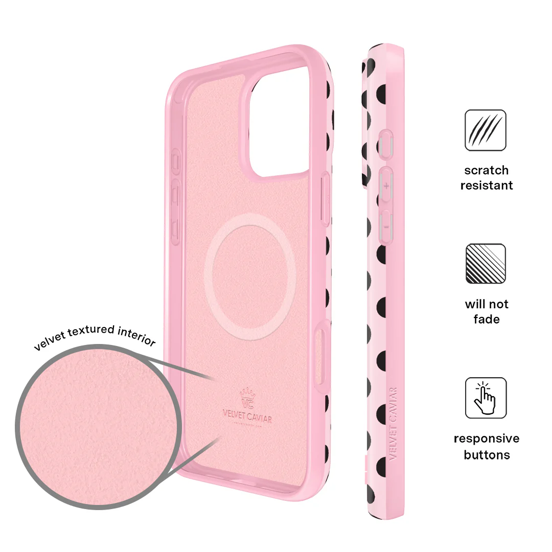 Princess Pink Polka Dot iPhone Case - Image 25