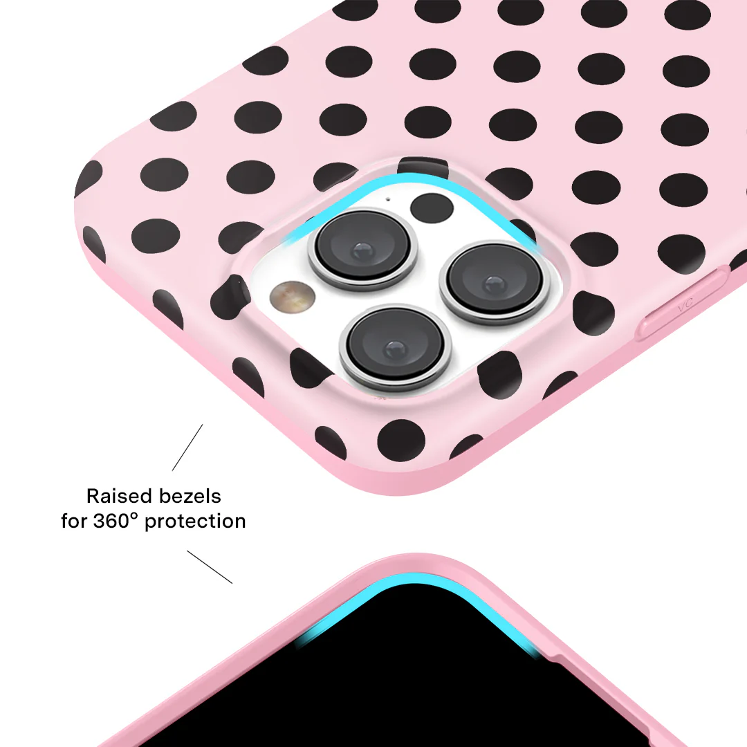 Princess Pink Polka Dot iPhone Case - Image 43