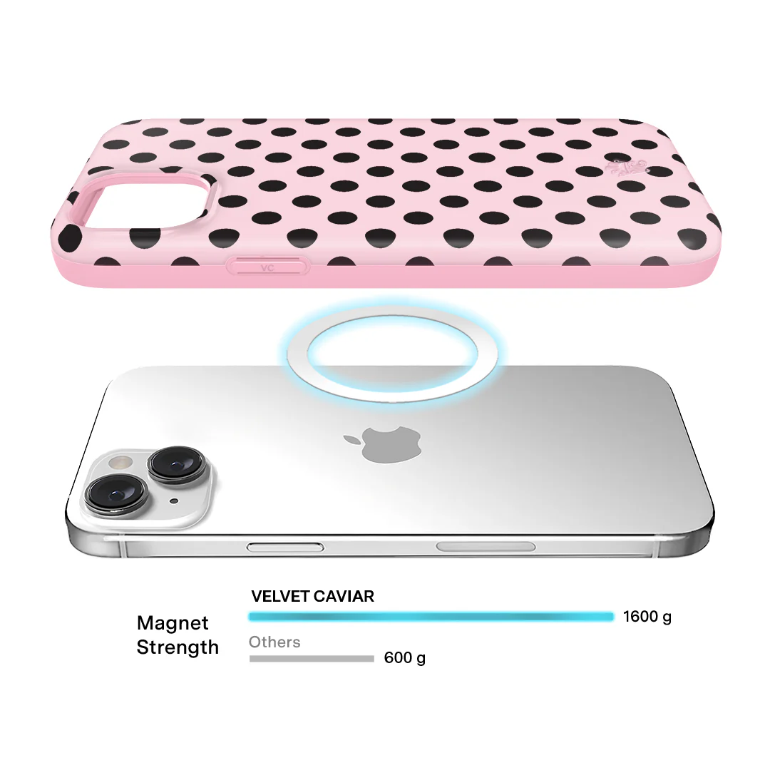 Princess Pink Polka Dot iPhone Case - Image 69