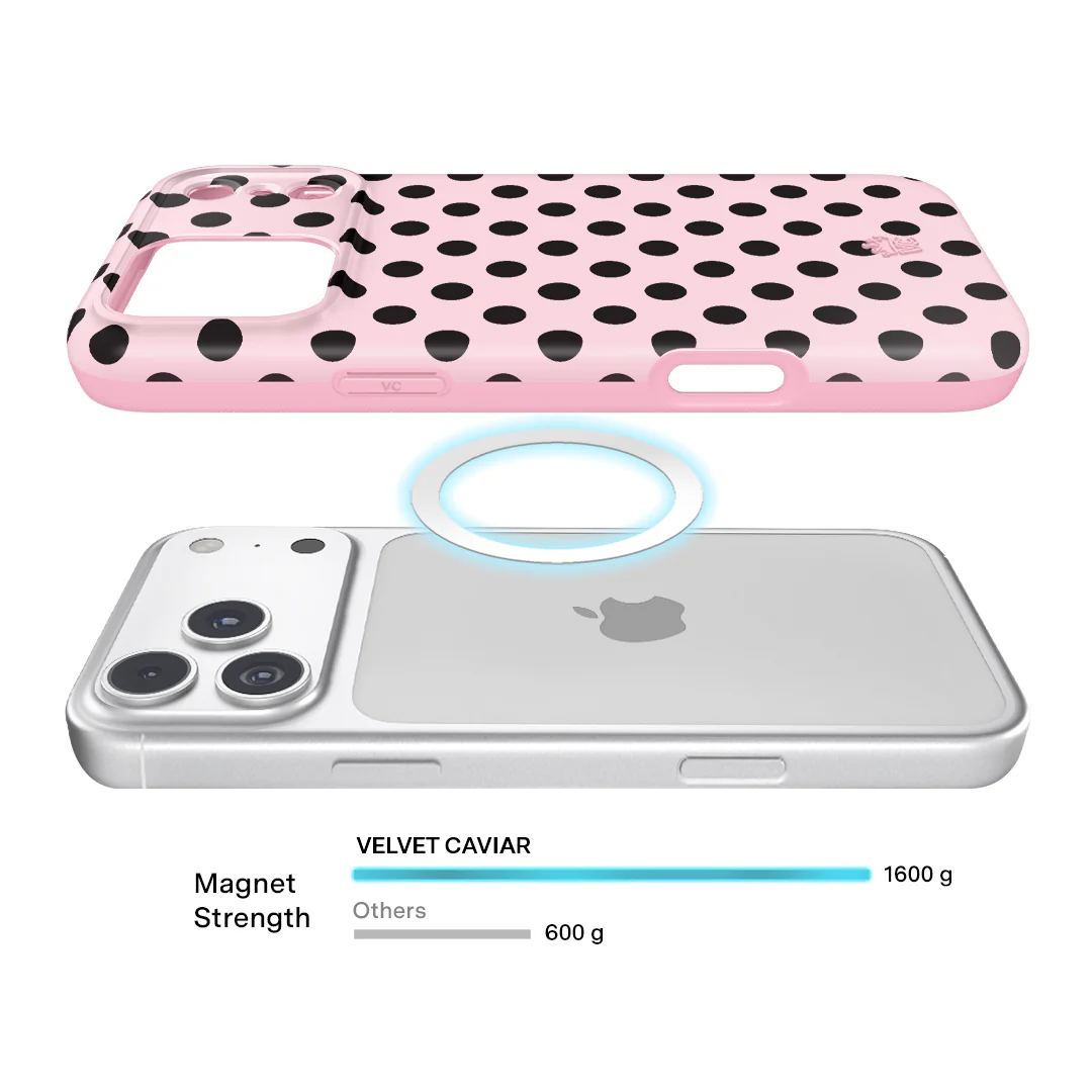 Princess Pink Polka Dot iPhone Case - Image 9