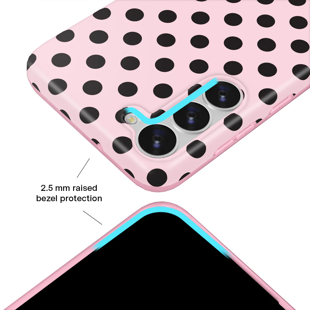 Princess Pink Polka Dot Samsung Case - Image 38