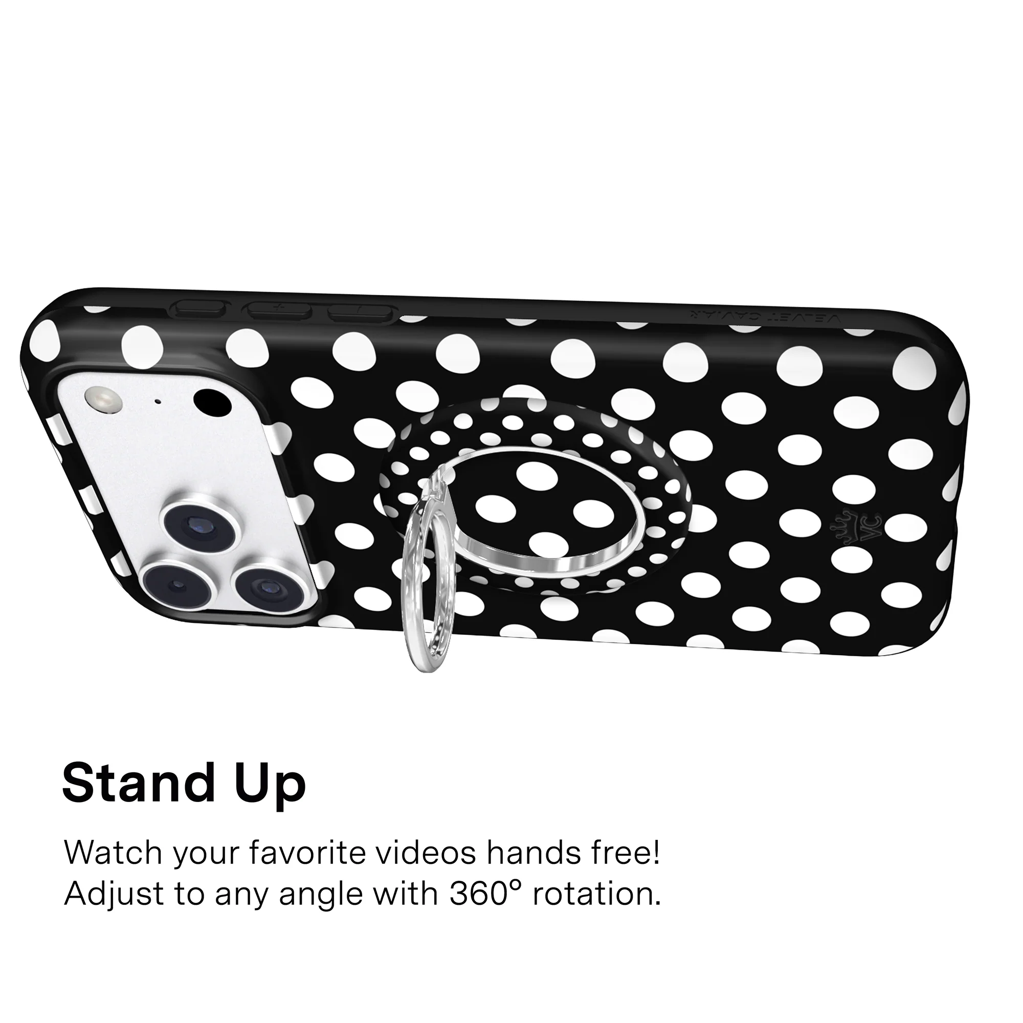 Princess Polka Dot MagSafe Grip Ring - Image 5