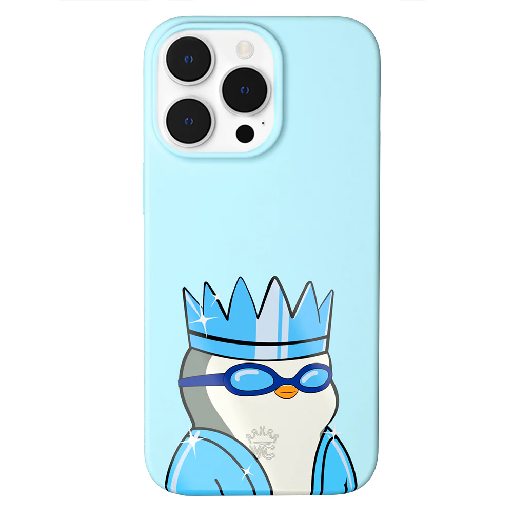 Pudgy Penguins Polar Blue iPhone Case - Image 37