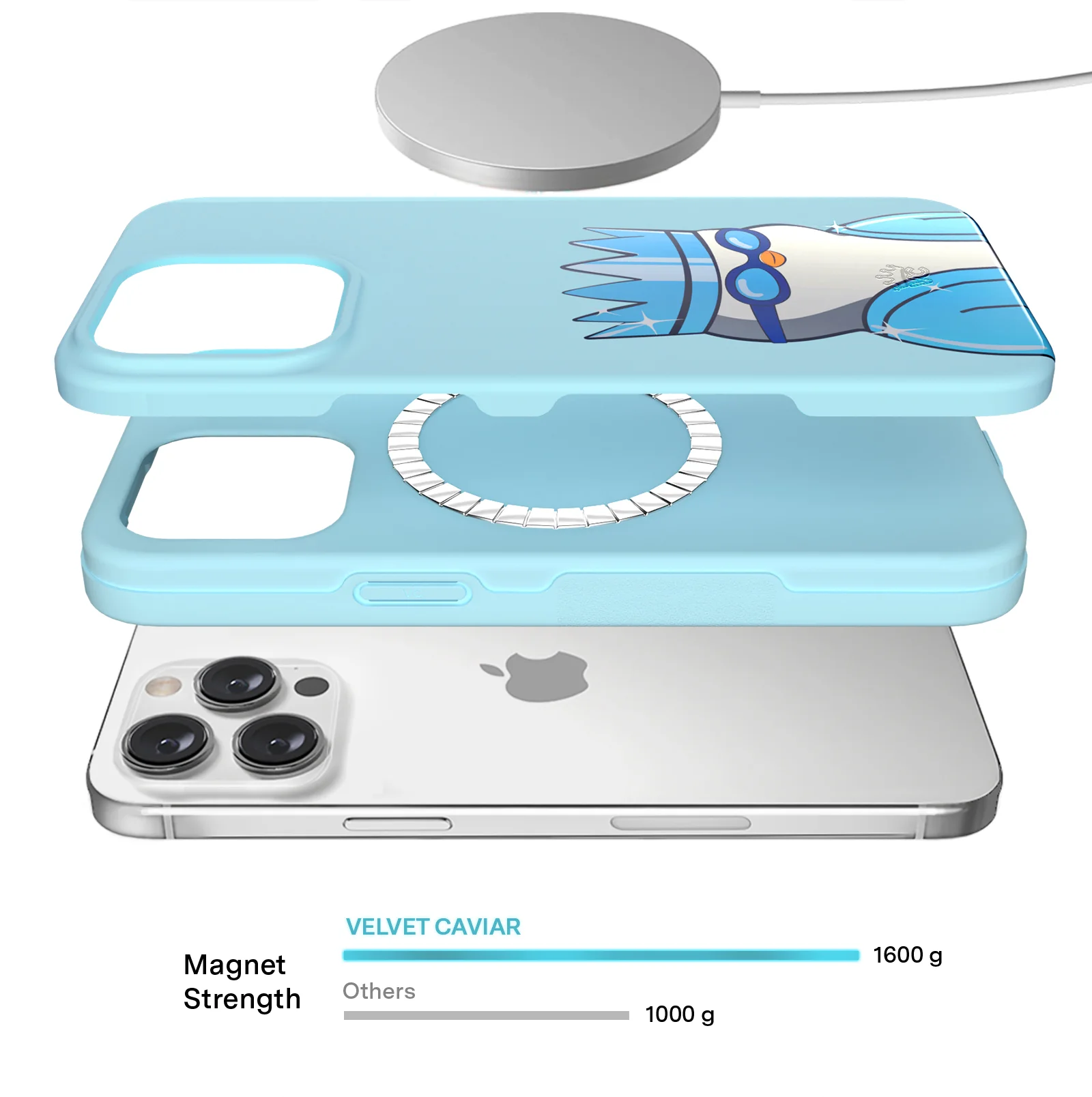 Pudgy Penguins Polar Blue iPhone Case - Image 40