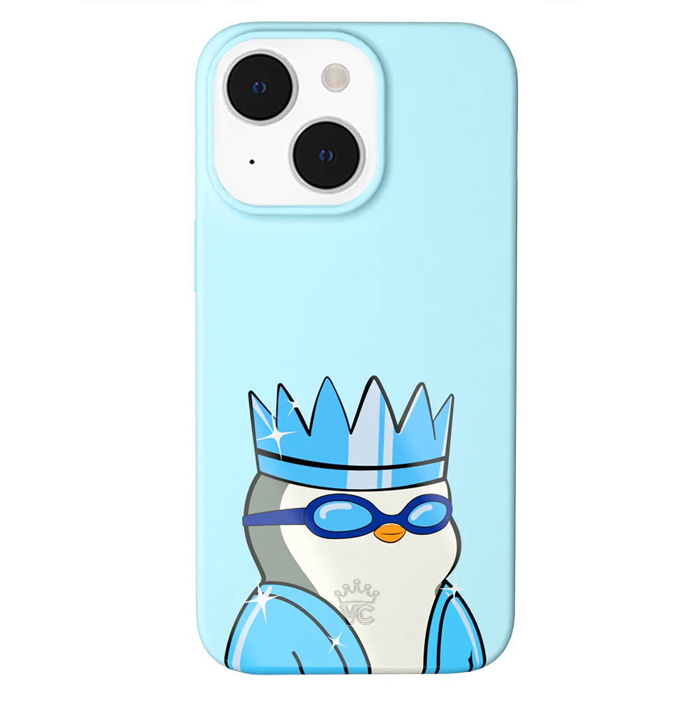 Pudgy Penguins Polar Blue iPhone Case - Image 49