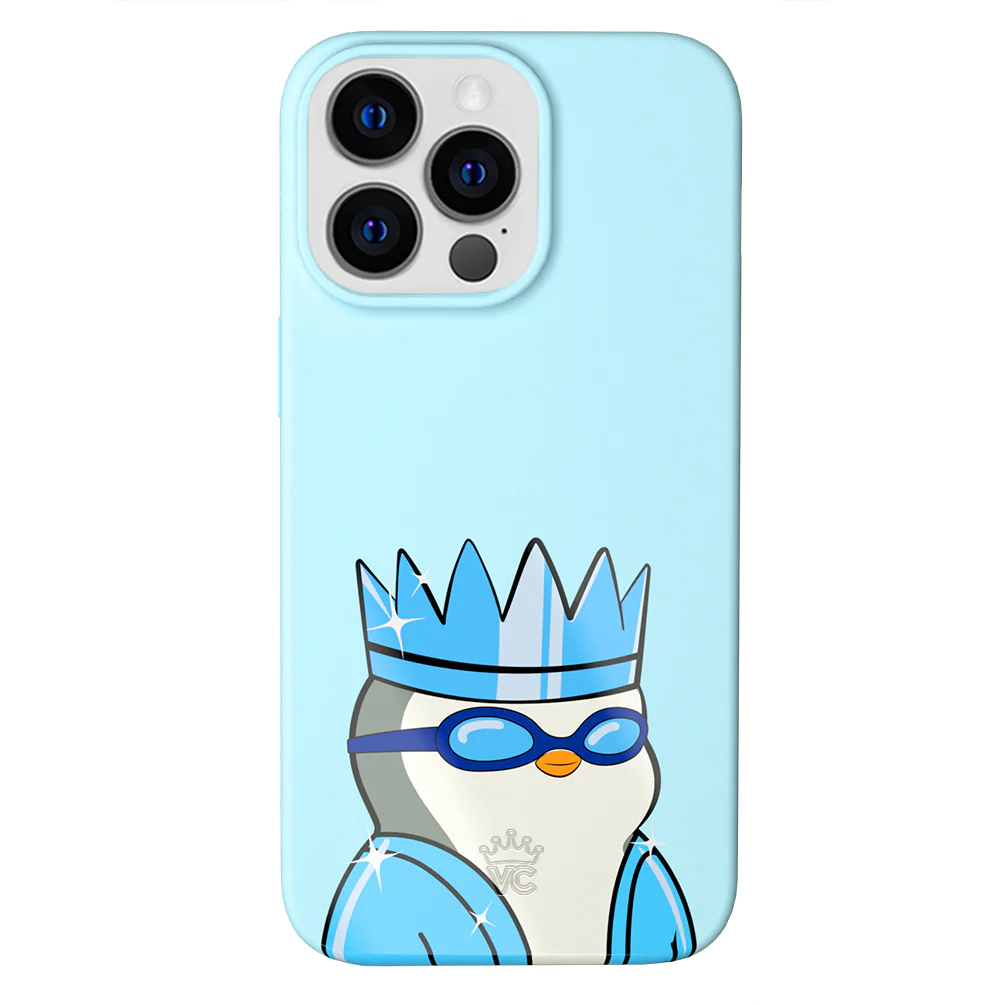Pudgy Penguins Polar Blue iPhone Case - Image 61