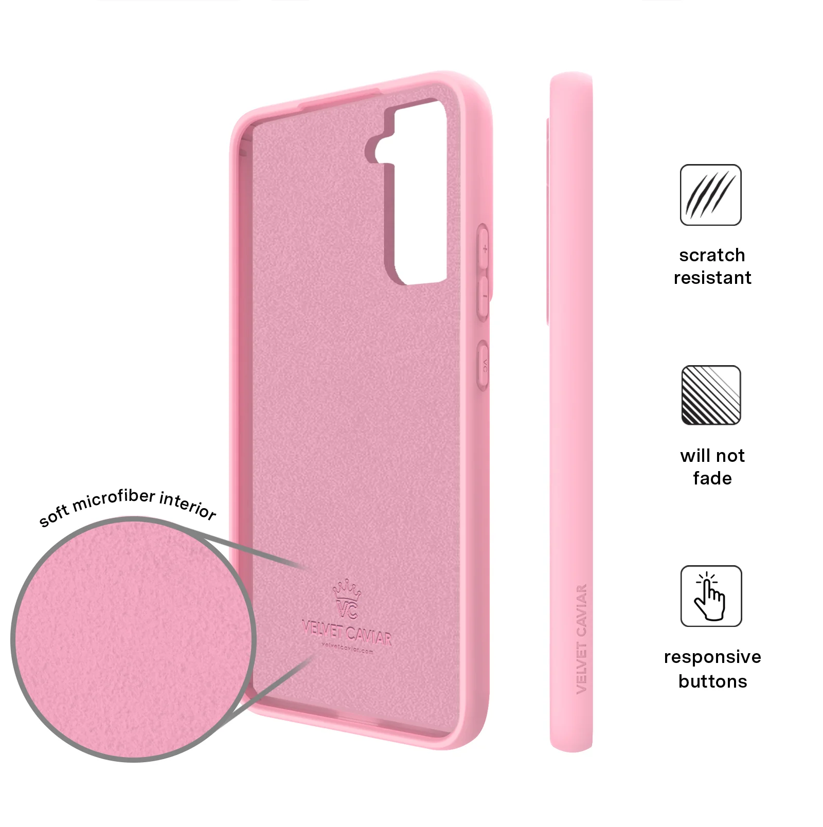 Pudgy Penguins Positive Pink Samsung Case - Image 30