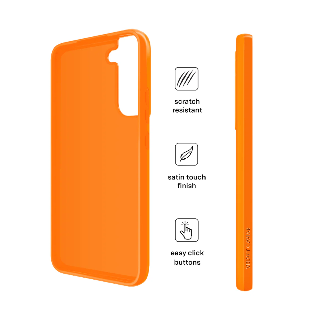 Pumpkin Spice Orange Samsung Case - Image 55