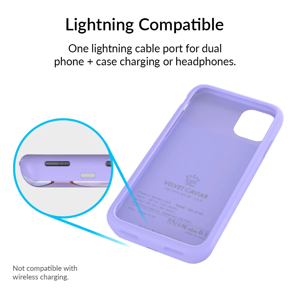 Purple Geometric iPhone Charging Case - Image 48