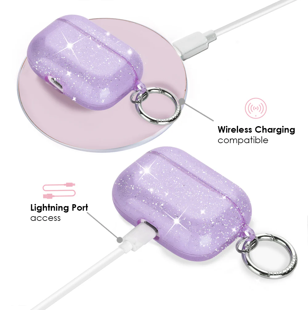 Lilac Stardust AirPod Case - Image 15