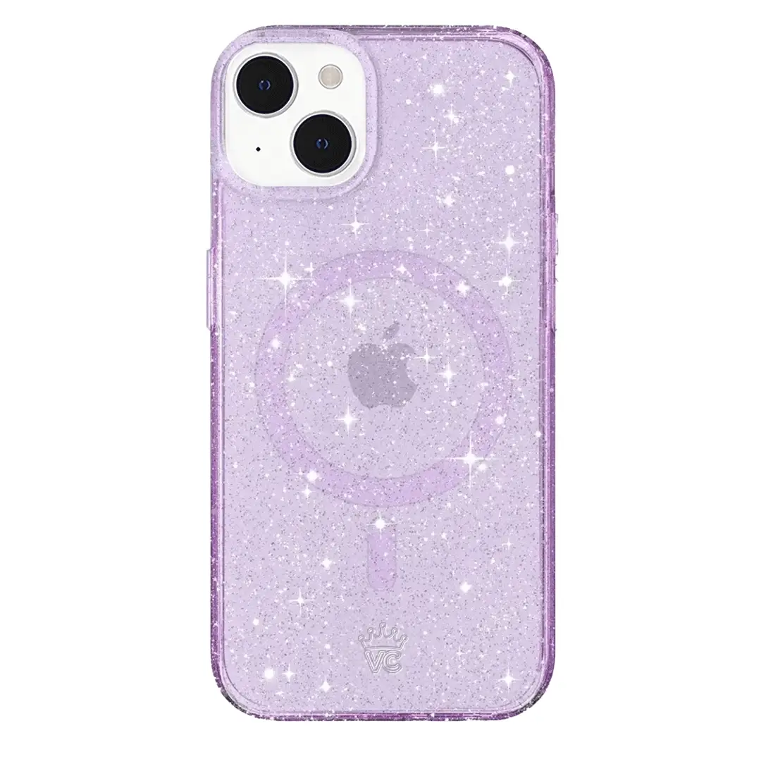 Lilac Stardust Glitter iPhone Case - Image 112