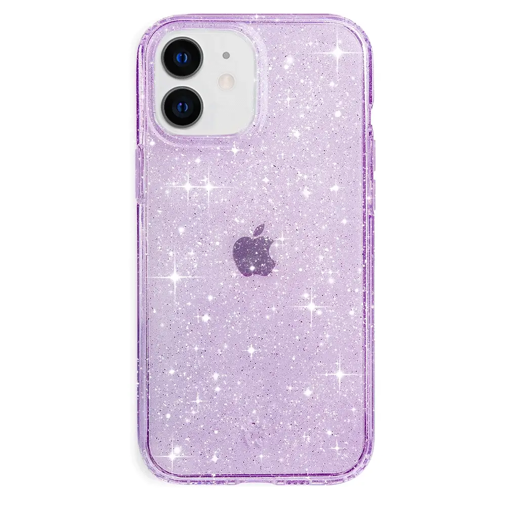 Lilac Stardust Glitter iPhone Case - Image 16