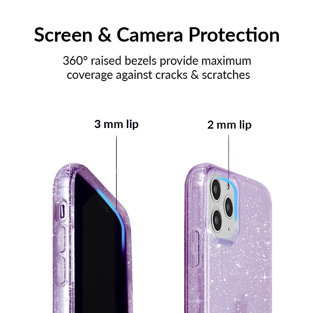 Lilac Stardust Glitter iPhone Case - Image 42