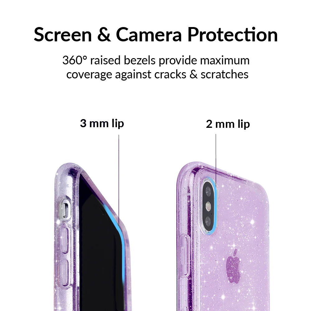 Lilac Stardust Glitter iPhone Case - Image 52