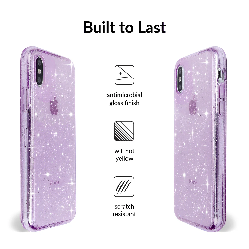 Lilac Stardust Glitter iPhone Case - Image 54