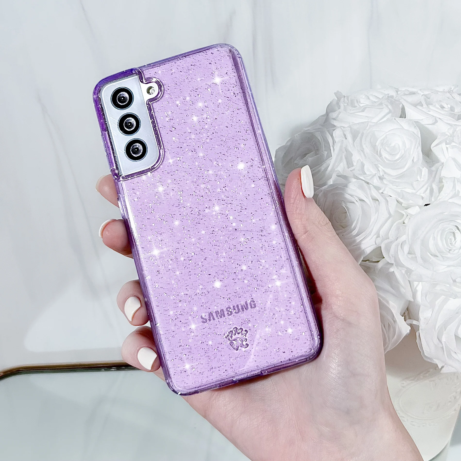 Lilac Stardust Samsung Case - Image 56