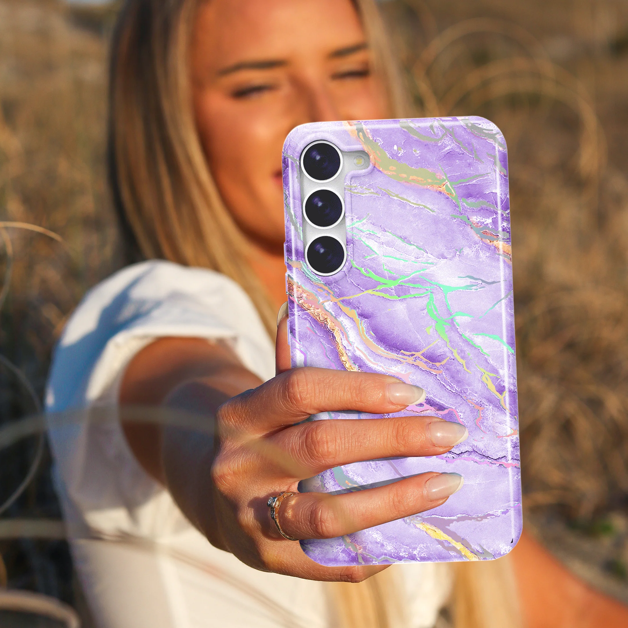 Purple Holo Moonstone Samsung Case - Image 56