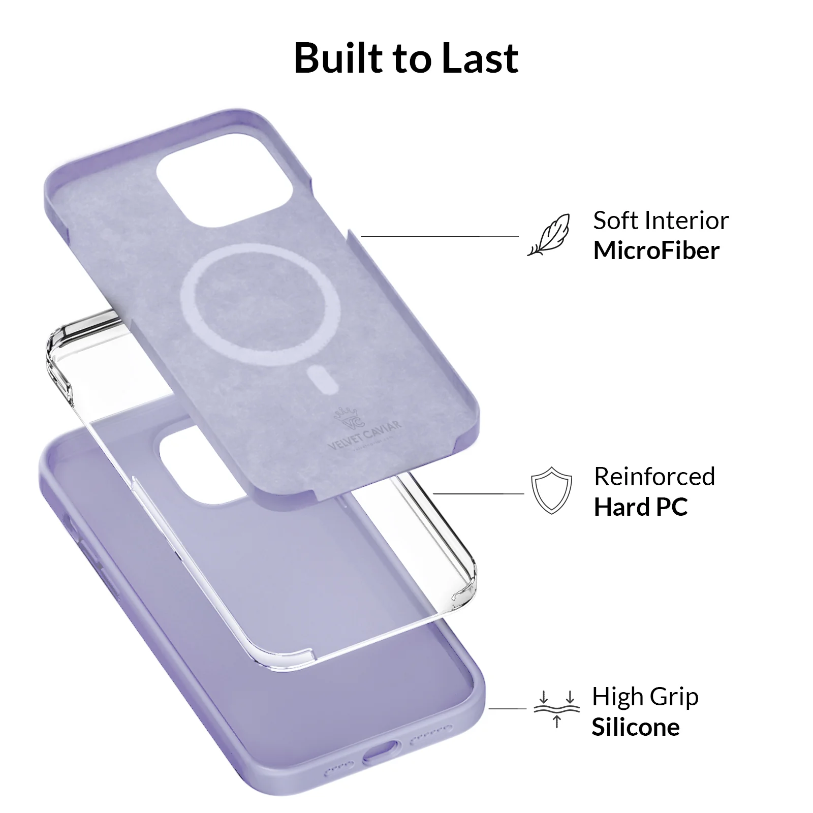 Purple Silicone iPhone Case - Image 49