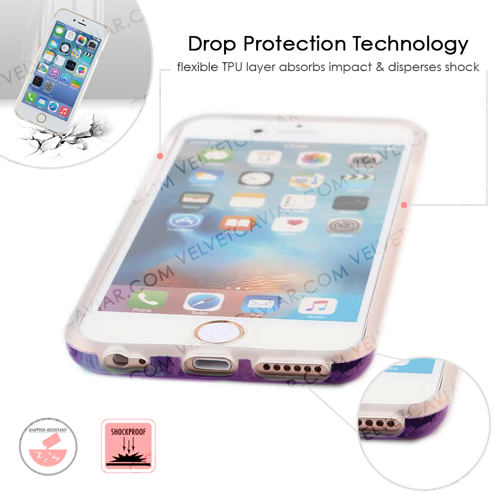 Purple Stone Marble iPhone Case - Image 38