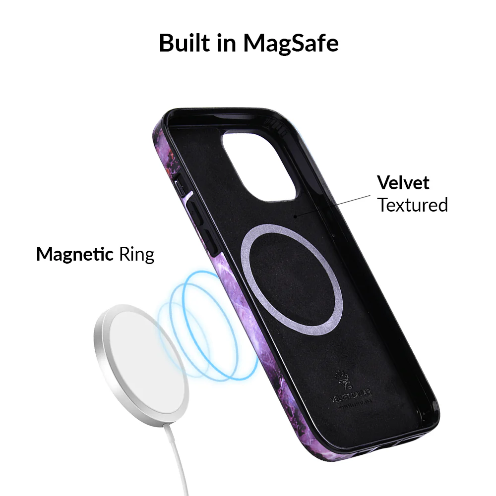 Purple Stone Marble iPhone Case - Image 92