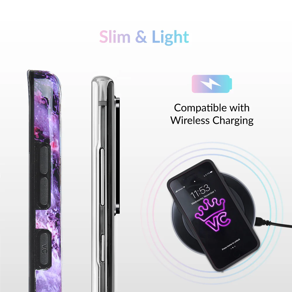 Purple Stone Marble Samsung Galaxy Case - Image 58