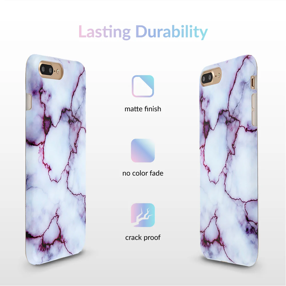 Purple Streak Marble iPhone Case - Image 16