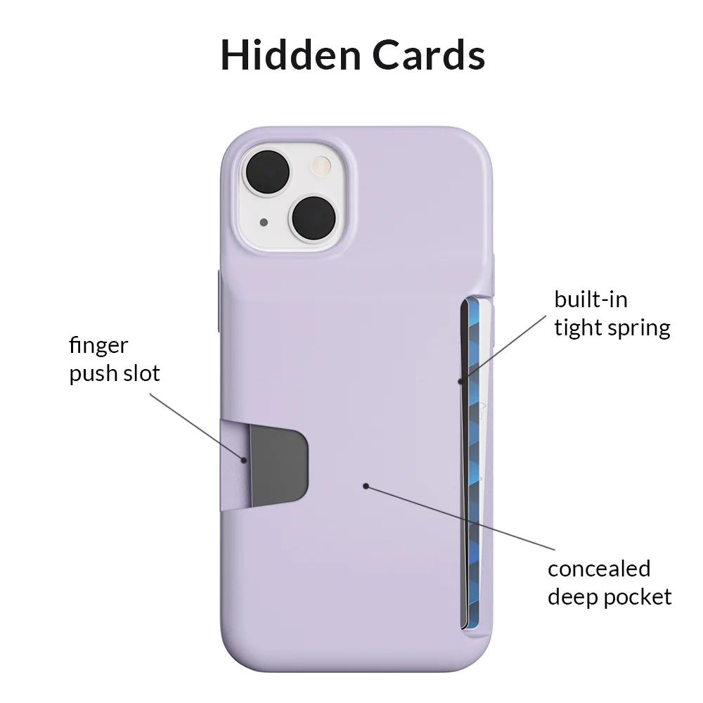Light Purple iPhone Wallet Case - Image 108
