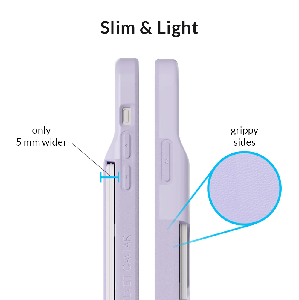 Light Purple iPhone Wallet Case - Image 13