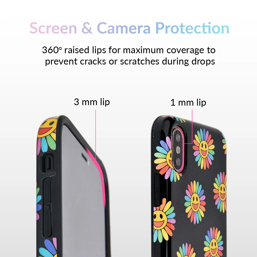 Rainbow Smiley iPhone Case - Image 15