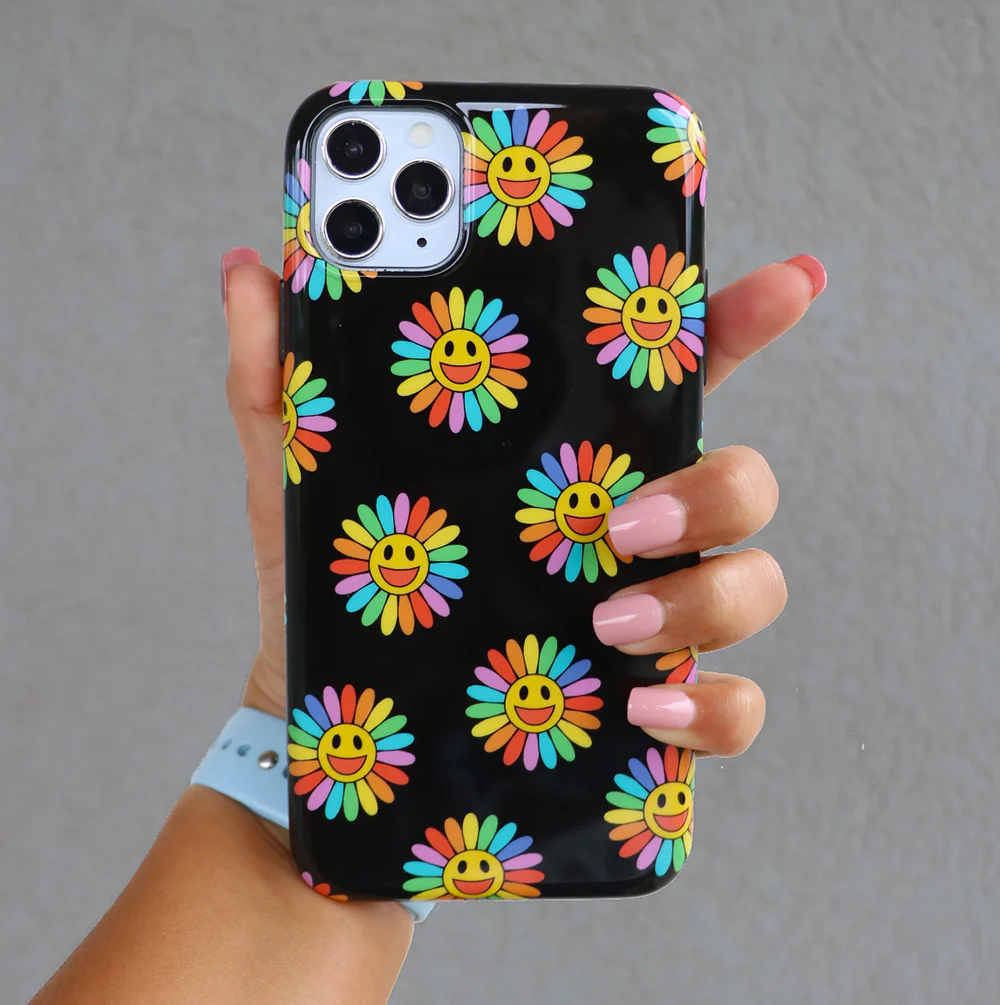 Rainbow Smiley iPhone Case - Image 8