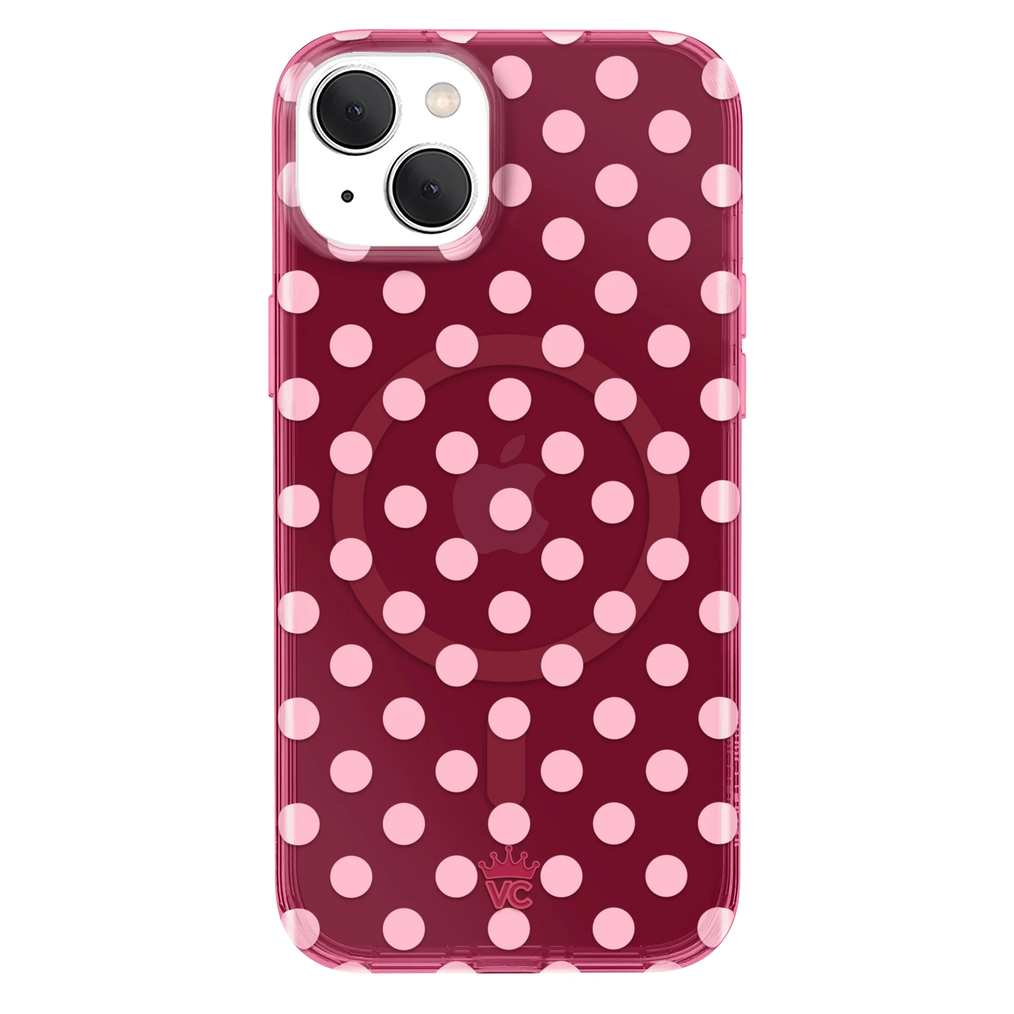 Raspberry Polka Dot iPhone Case - Image 56