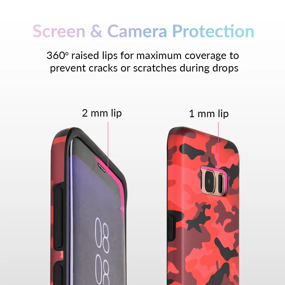 Red Camo Samsung Galaxy Case - Image 17